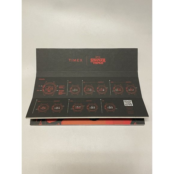 Timex Atlantis x Stranger Things 40mm Resin Strap Black Watch TW2V51000 - Picture 6 of 6